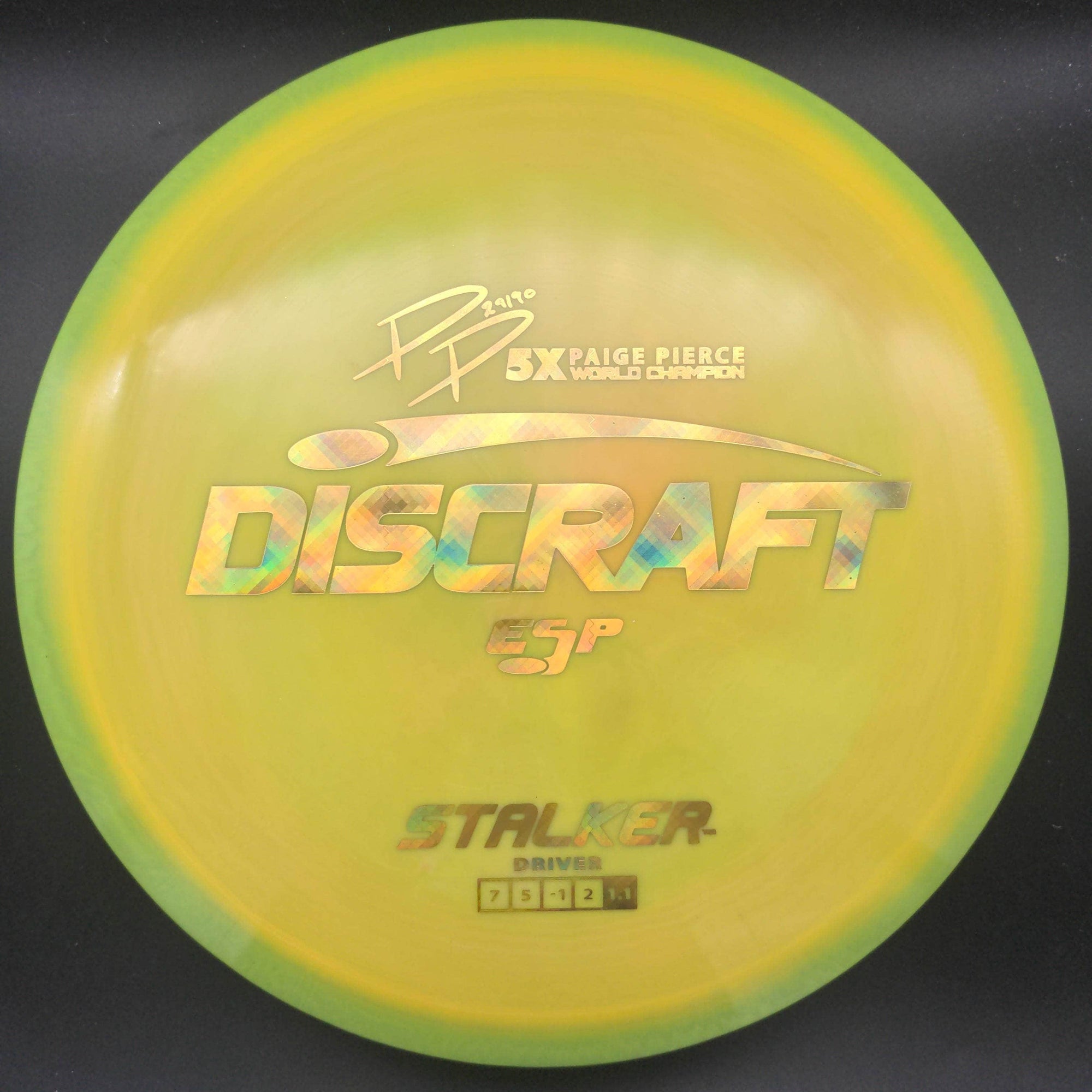 Discraft Fairway Driver Blue Gold Stamp 176g Stalker, ESP Paige Pierce