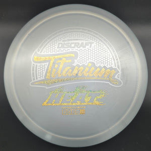 Discraft Fairway Driver Grey Matte Silver/Gold Stamp 174g Heat, Titanium Plastic