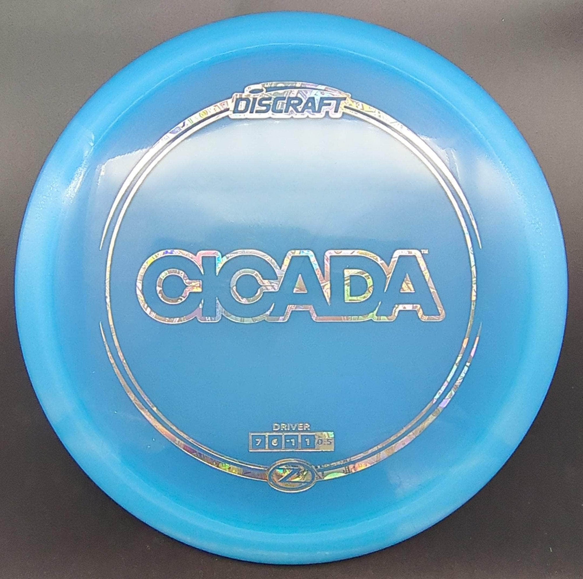 Discraft Fairway Driver Light Blue Silver Money Stamp 176g Cicada, Z Line