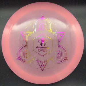 Discmania Fairway Driver Light Pink Pink Sunset Stamp 176g FD3, Color Glow C-Line, Discmania Open Edition