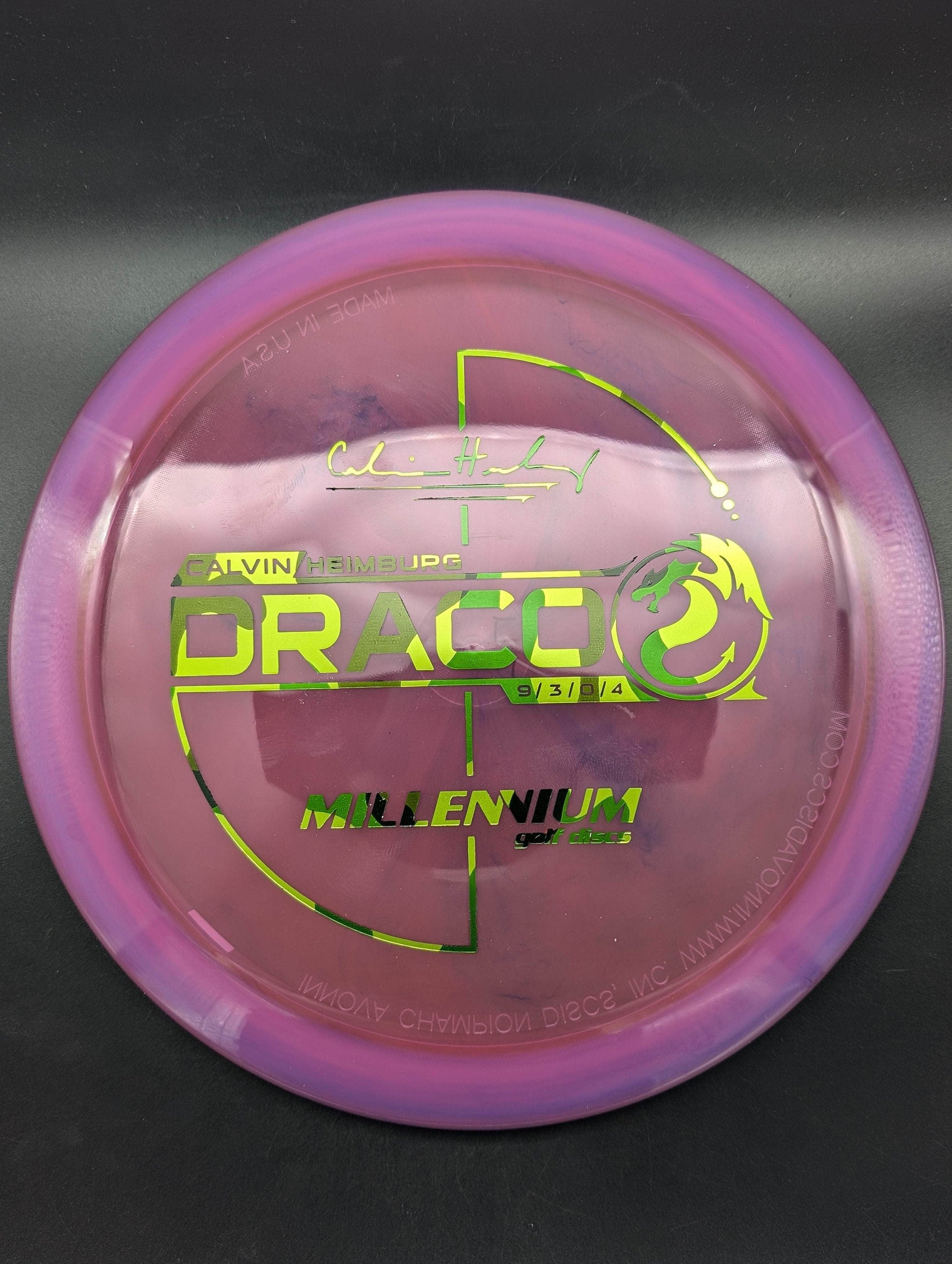 Millennium Discs Fairway Driver Light Purple Camo Stamp 172g (1.6) Draco, Quantum - Calvin Heimburg