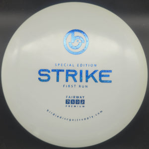 Infinite Discs Fairway Driver Off-White Blue Stamp 173g Strike, Birdie Disc Golf, First Run