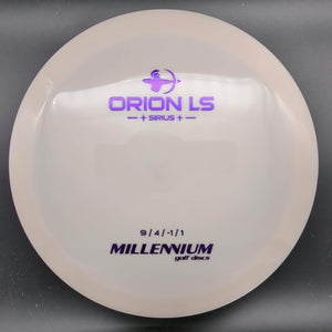 Millennium Discs Fairway Driver Off White Purple Stamp 175g Restock --- Orion LS, Sirius Plastic
