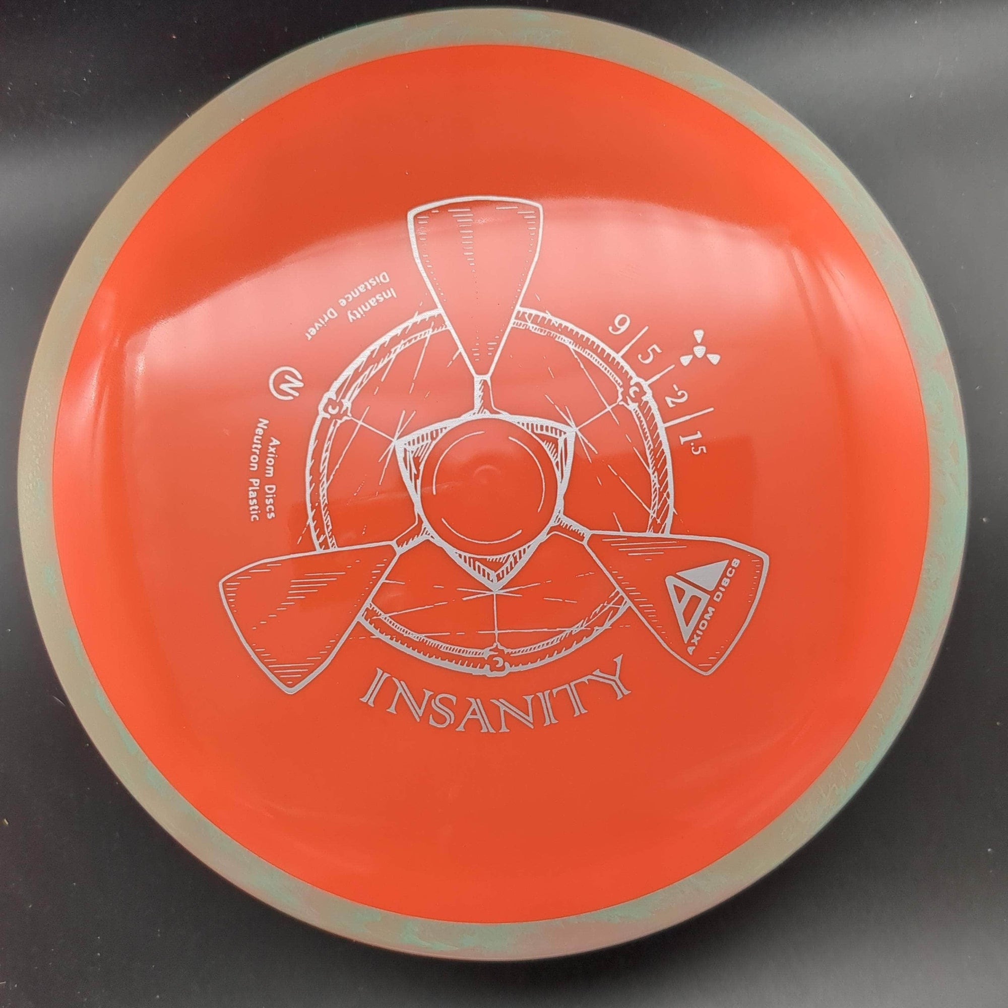 MVP Fairway Driver Orange Blue/Gray Rim 175g Insanity, Neutron Plastic