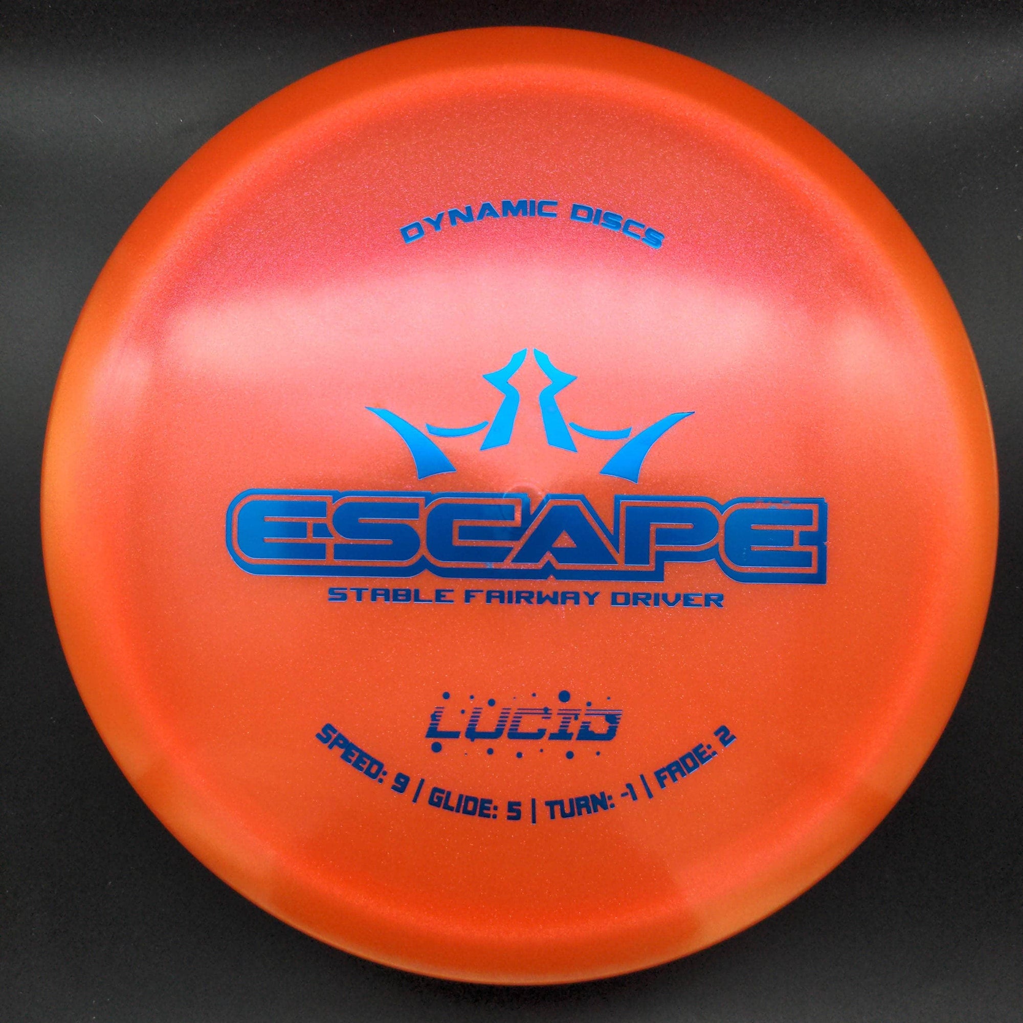 Dynamic Discs Fairway Driver Orange Blue Stamp 175g Escape, Lucid Glimmer