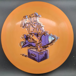 Lone Star Discs Fairway Driver Orange Lavendar Stamp 175g Lariat, Alpha Plastic