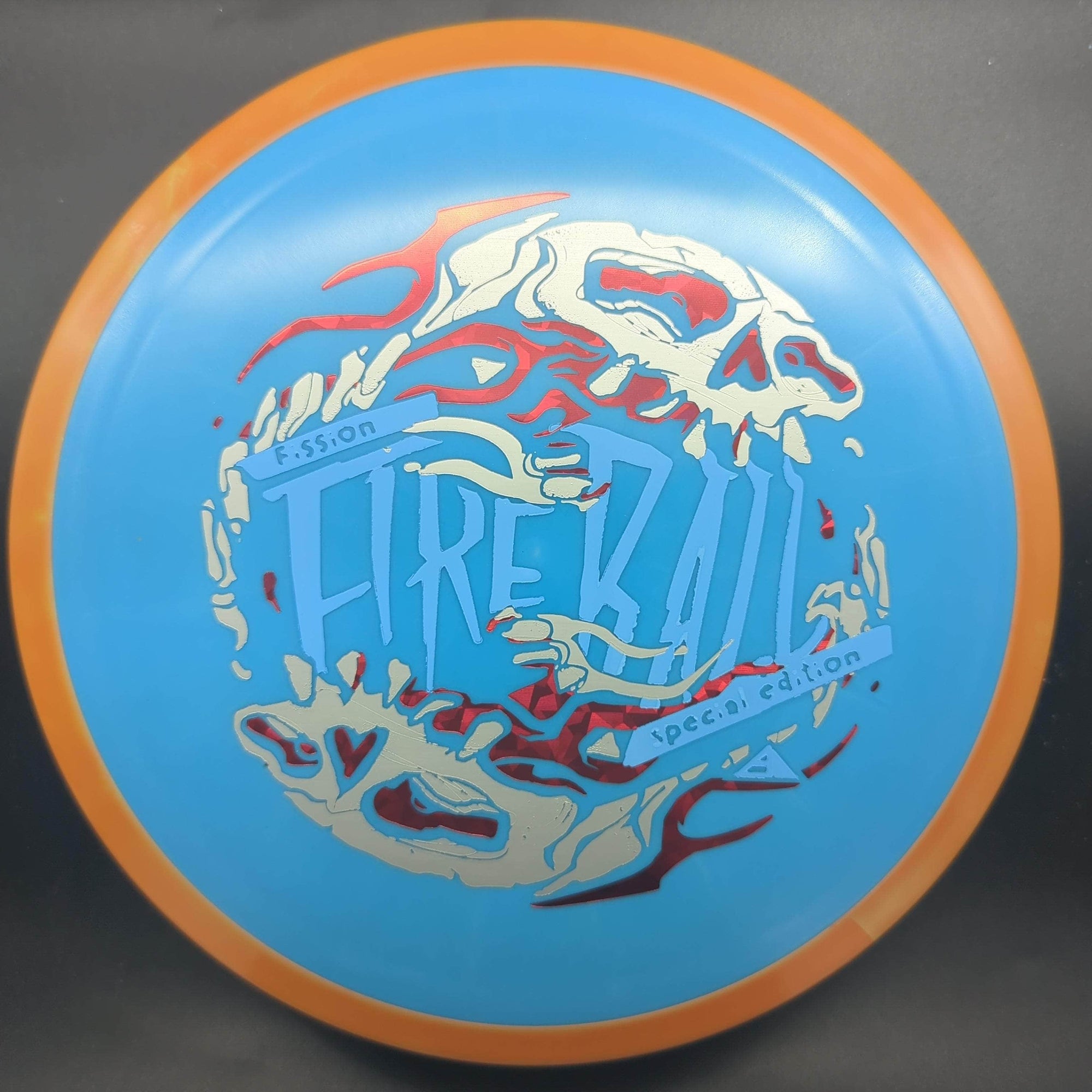 MVP Fairway Driver Orange Rim Blue Plate Red/Silver/Blue Stamp 172g Fireball, Fission Plastic, Special Edition