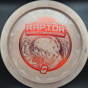 Discraft Fairway Driver Peach/Grey Red Stamp 174g Raptor, ESP Swirl, Aaron Gossage, Tour Series, 2023