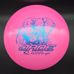 Latitude 64 Fairway Driver Pink Blue Stamp 164g Jade, Gold Plastic