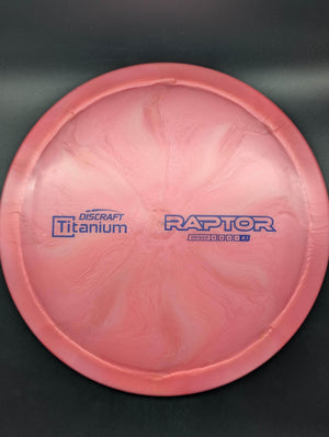 Discraft Fairway Driver Pink Blue Stamp 172g Raptor, Titanium Line