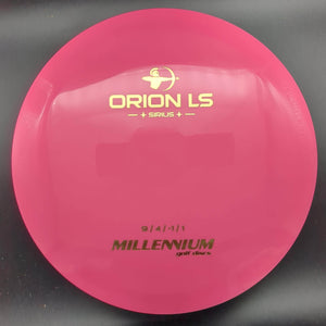 Millennium Discs Fairway Driver Pink Gold Stamp 175g Restock --- Orion LS, Sirius Plastic