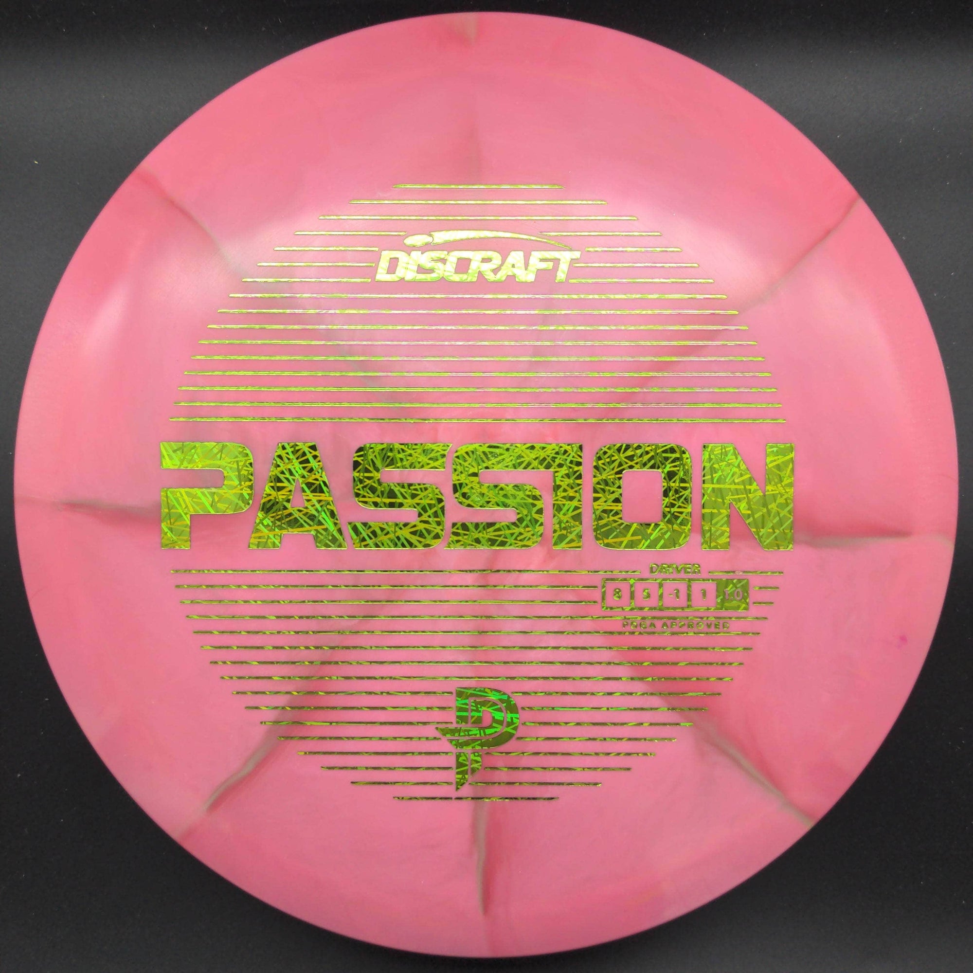Discraft Fairway Driver Pink Green Bamboo Stamp 176g Passion, ESP