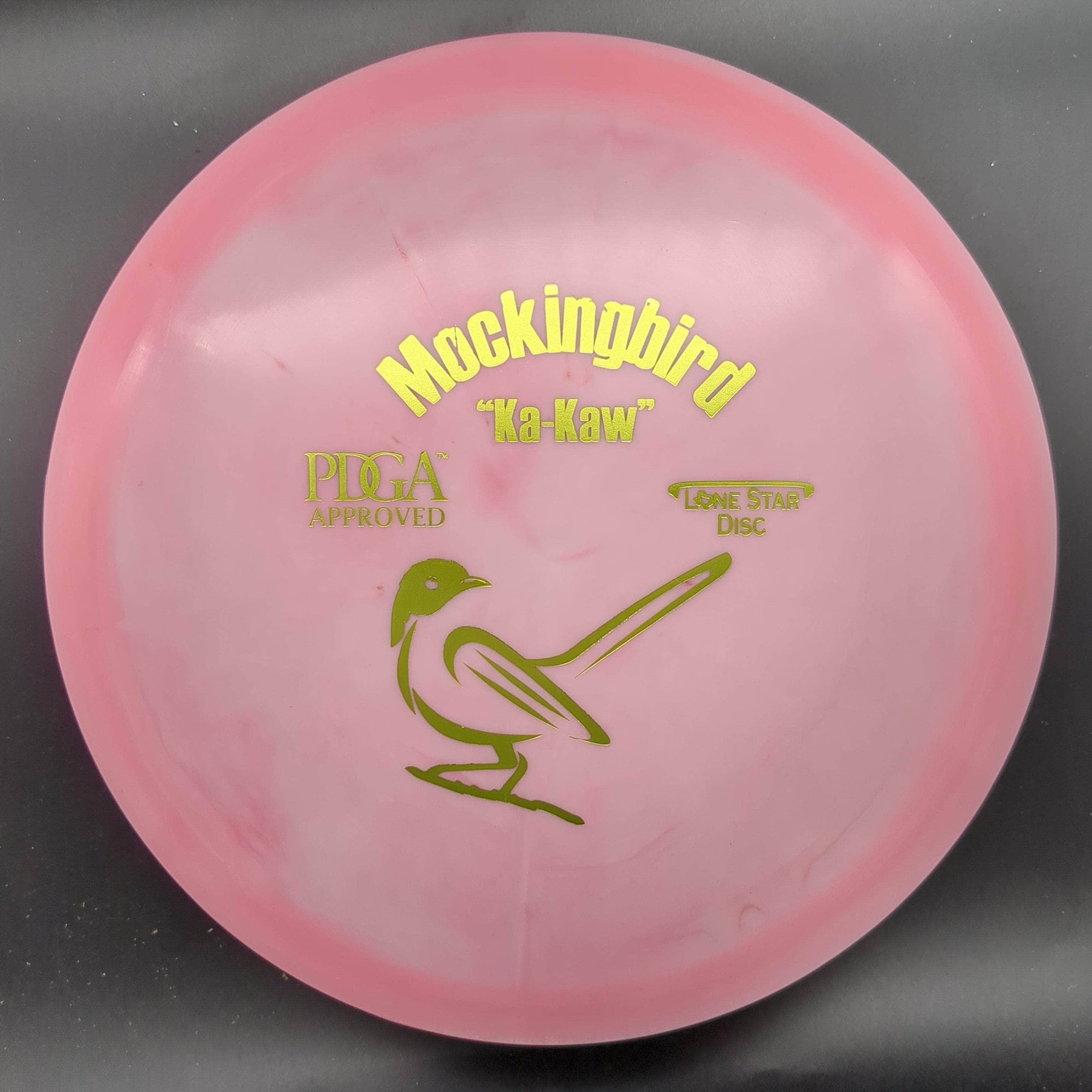 Lone Star Discs Fairway Driver Red Gold Stamp 174g Mockingbird, Alpha Plastic