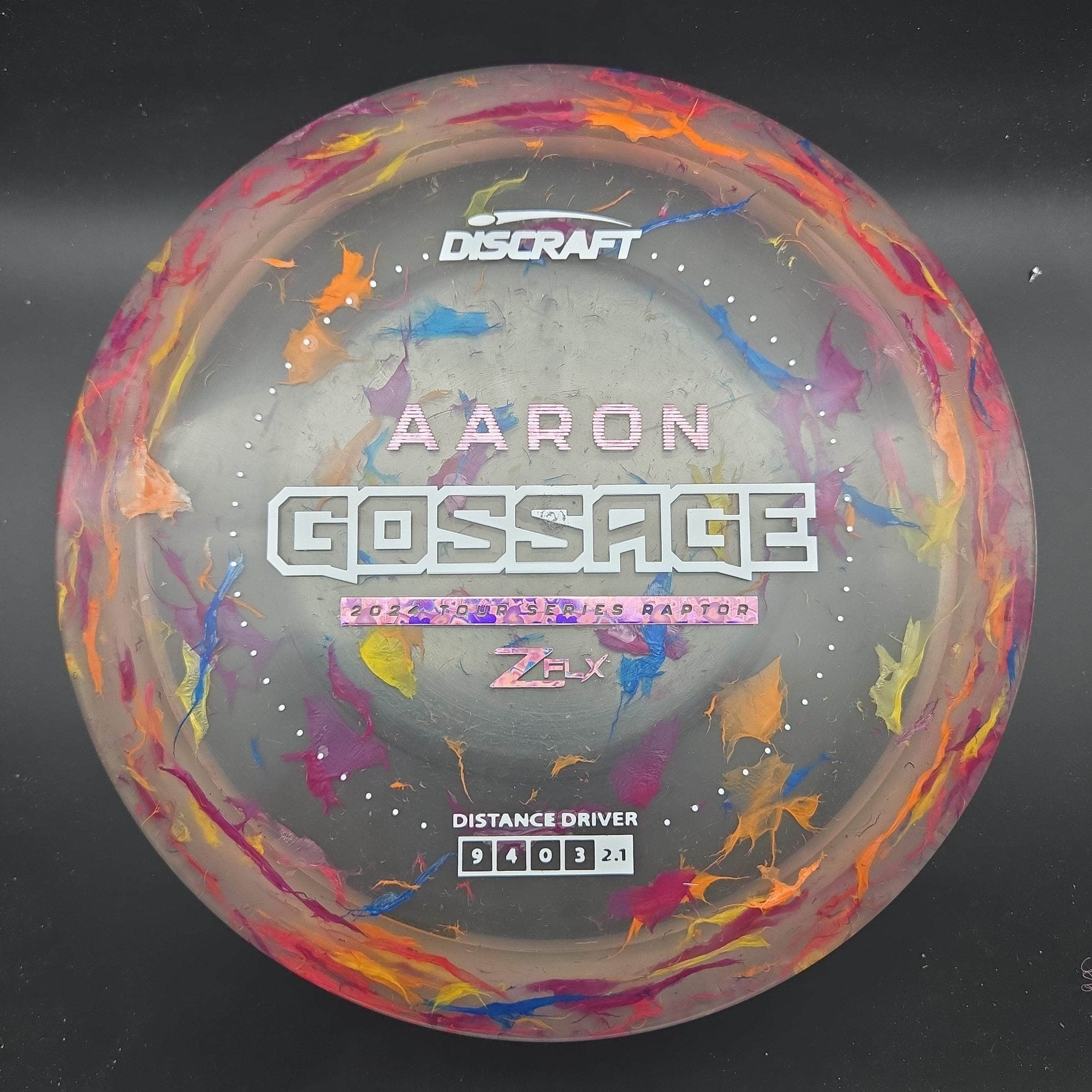 Discraft Fairway Driver Pink Pink/White Stamp 174g Raptor, Jawbreaker ZFlx , Aaron Gossage, Tour Series, 2024