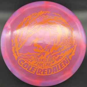 DGA Fairway Driver Pink/Purple Orange Stamp 174g Pipeline, Tour Series Swirly, Cole Redalen 2023