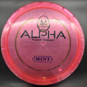 Mint Discs Fairway Driver Pink Purple Stamp MF 174g Alpha, Enteral Plastic