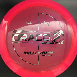 Millennium Discs Fairway Driver Pink White/Black Stamp 171g (Run 1.4) Draco, Quantum - Calvin Heimburg