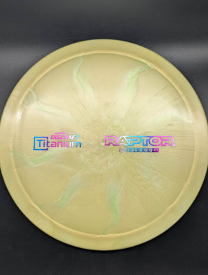 Discraft Fairway Driver Puke Yellow Purple Sunrise Stamp 174g Raptor, Titanium Line