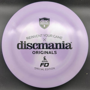 Discmania Fairway Driver Purple Black Stamp 173g FD, Swirly S-Line