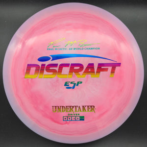 Discraft Fairway Driver Purple/Pink Halo Rainbow Stamp 174g Undertaker ESP, Paul McBeth 6X