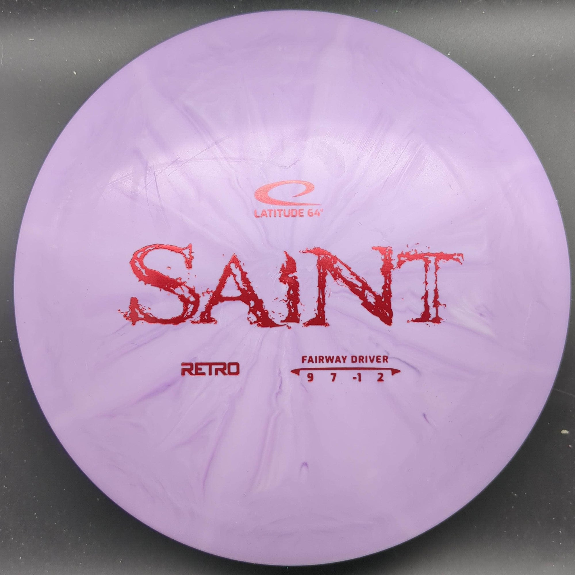 Latitude 64 Fairway Driver Purple Red Stamp 173g Saint, Retro