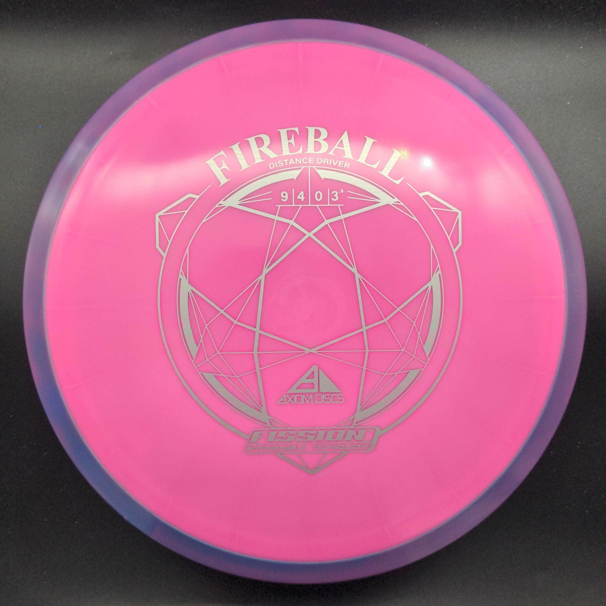 MVP Fairway Driver Purple Rim Pink Plate 172g Fireball, Fission Plastic,