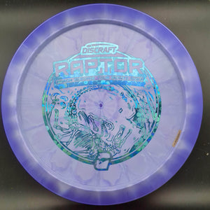 Discraft Fairway Driver Purple Teal Flower Stamp 173g Raptor, ESP Swirl, Aaron Gossage, Tour Series, 2023