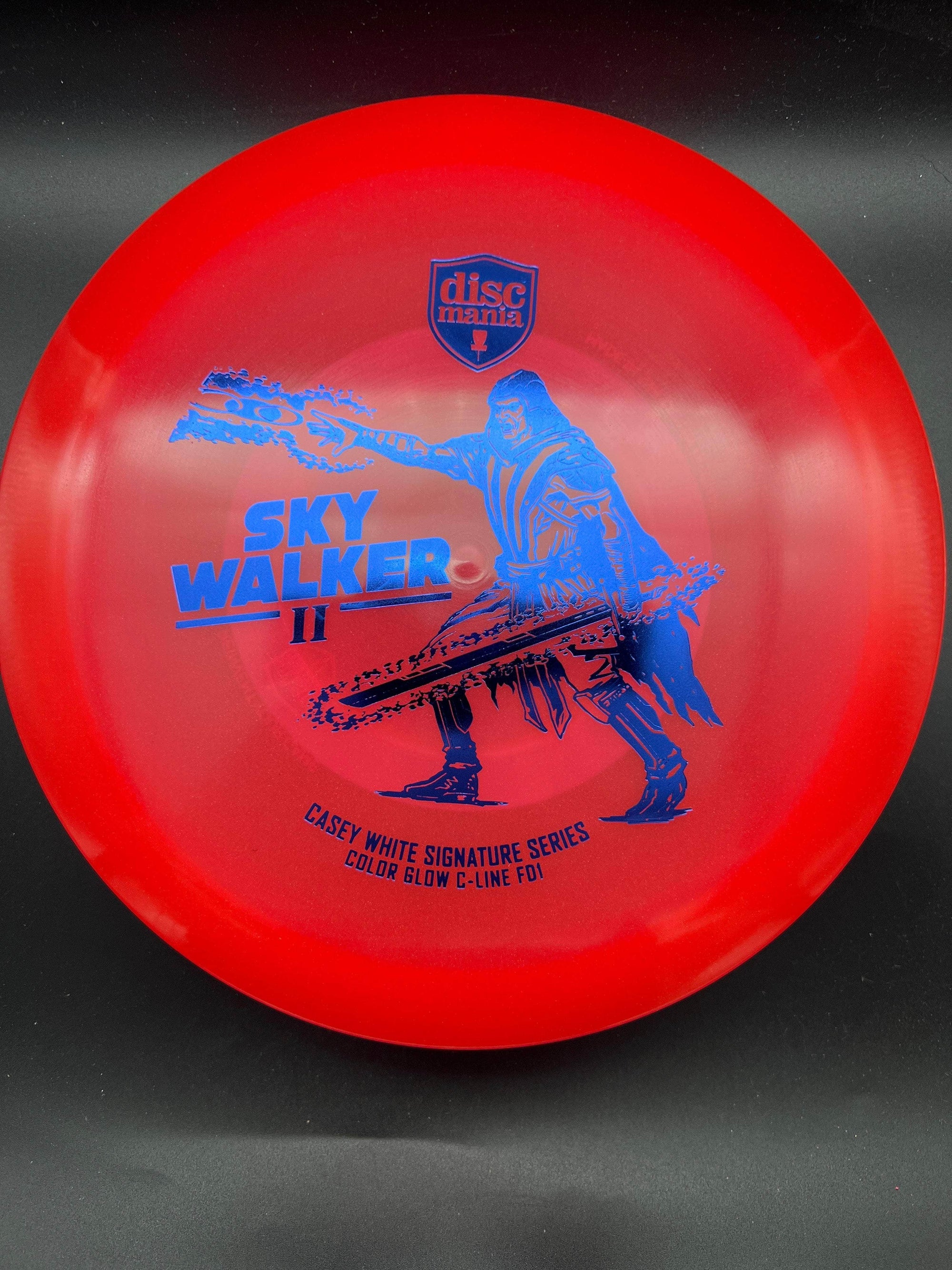 Discmania Fairway Driver Red Blue Stamp 174g 2 FD1, Sky Walker 2, Casey White Signature Series Color Glow C Line