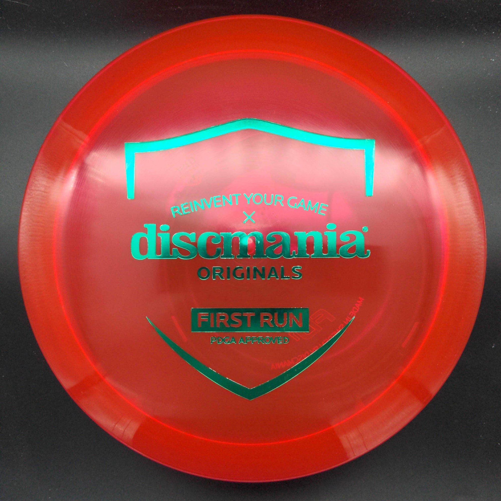 Discmania Fairway Driver Red Green Stamp 173g FD1, C-Line Plastic, First Run