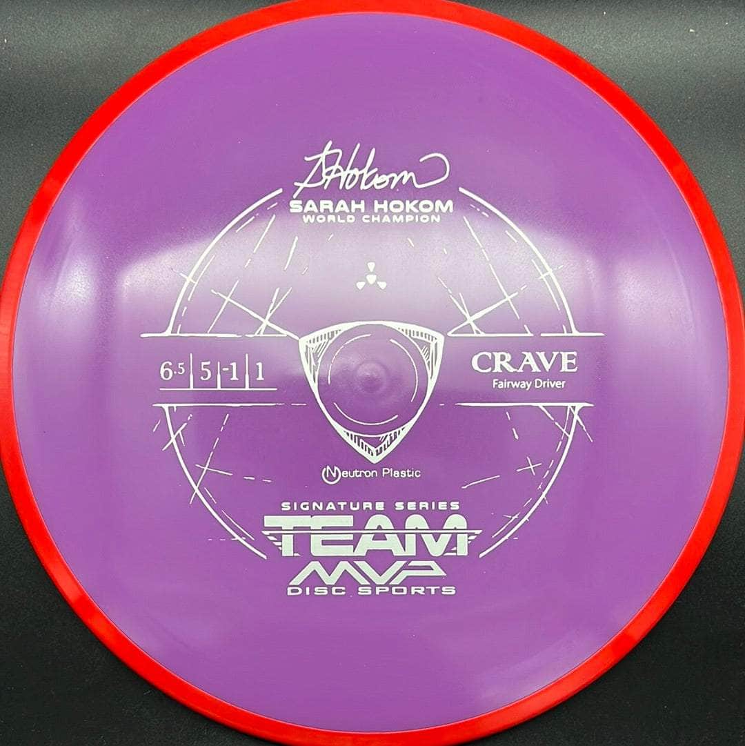 Axiom Fairway Driver Red Rim Purple Plate 173g Crave, Neutron, Sarah Hokom Tour Series