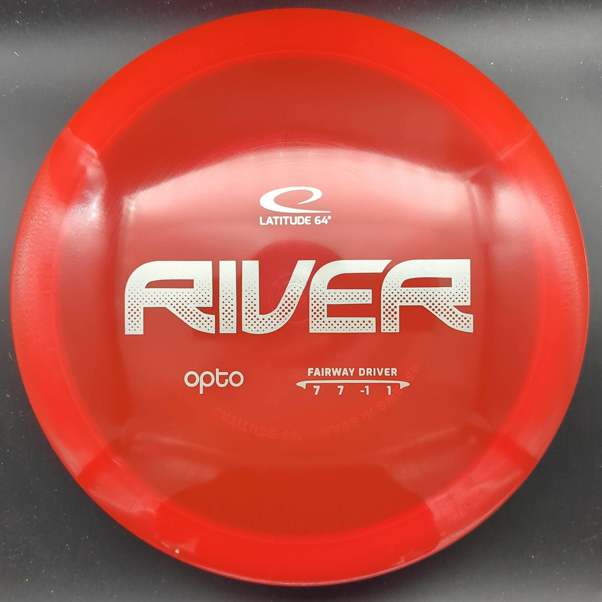 Latitude 64 Fairway Driver Red Silver Stamp 173g River, Opto