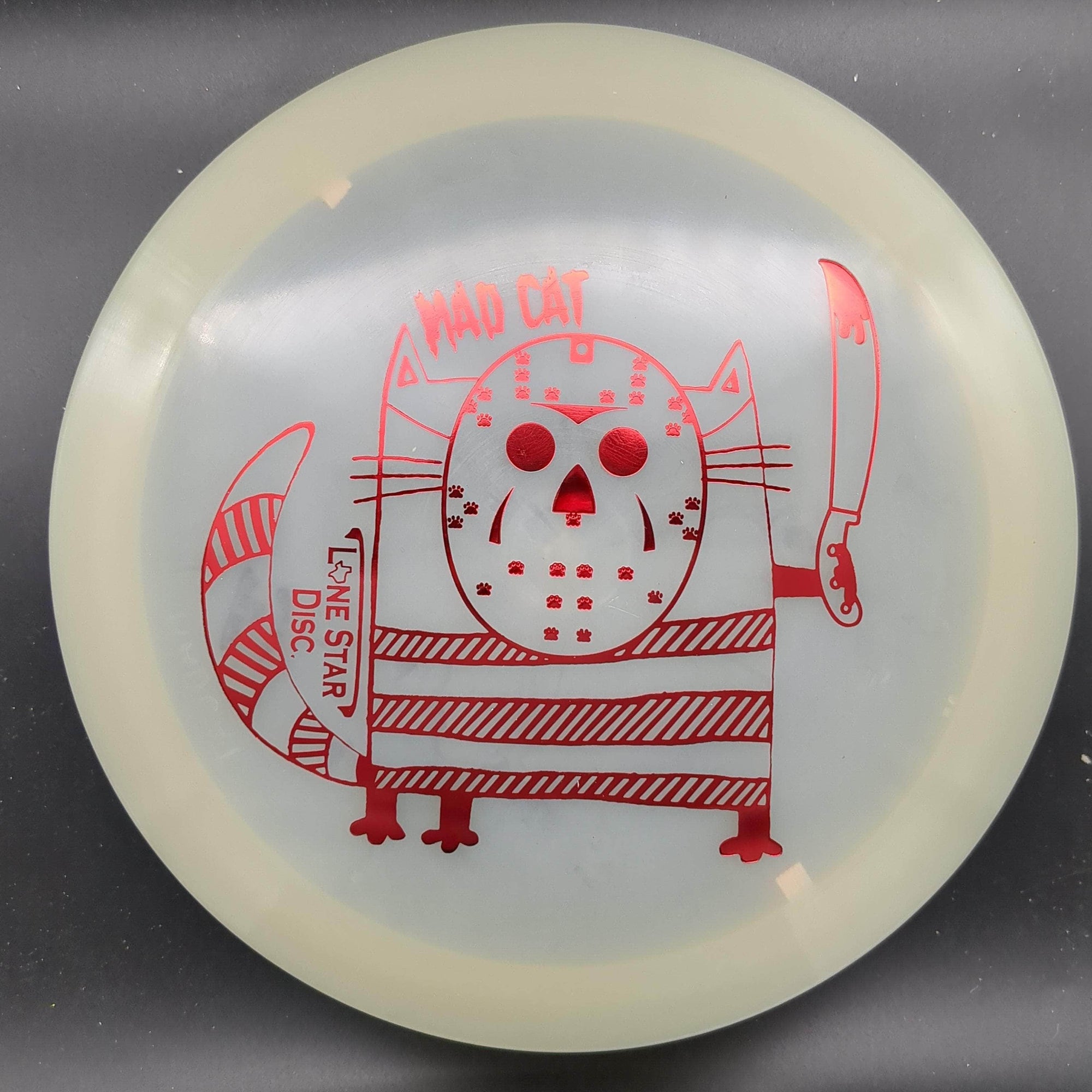 Lone Star Discs Fairway Driver Red Stamp 176g Mad Cat, Glow Plastic