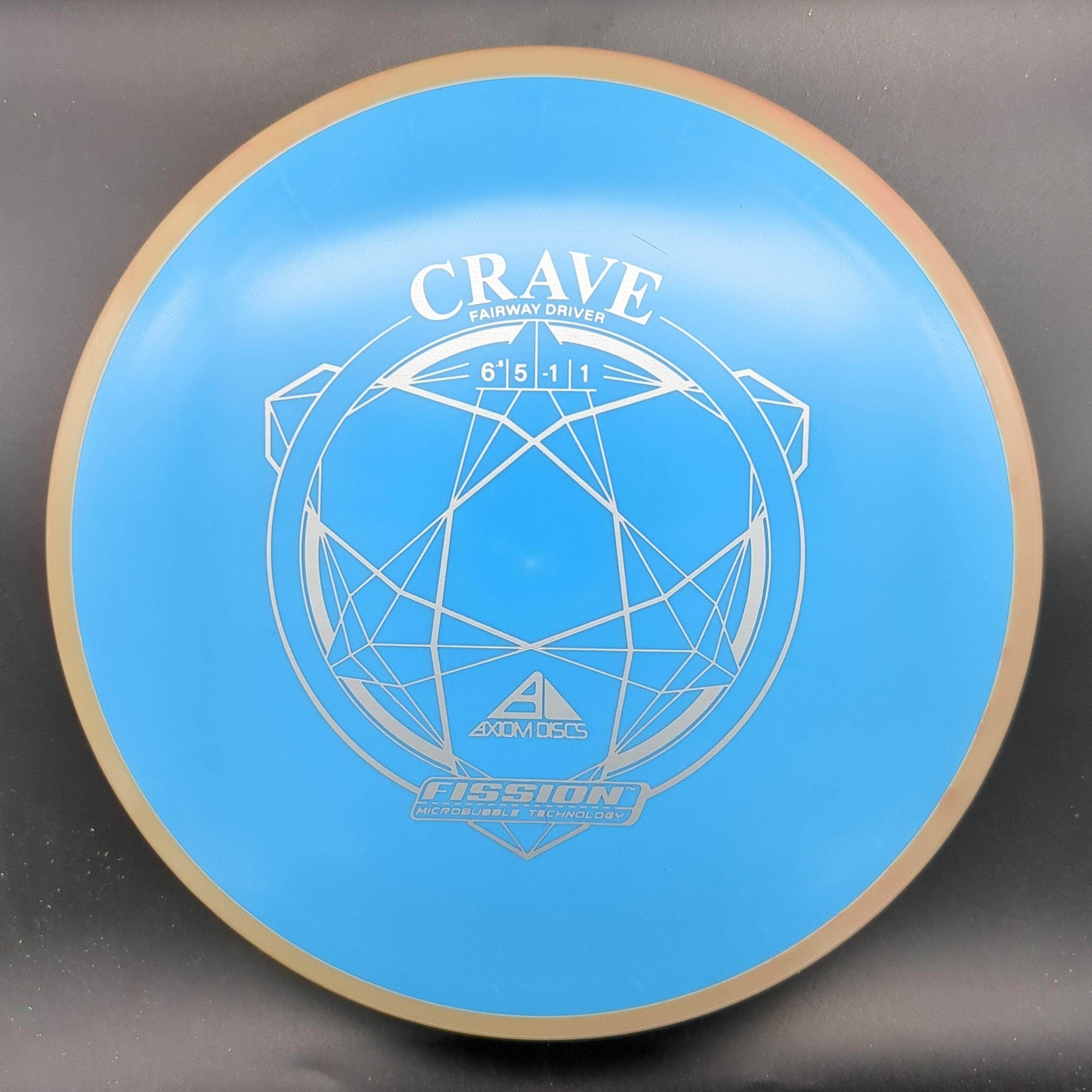 MVP Fairway Driver Tan Rim Blue Plate 165g Crave, Fission