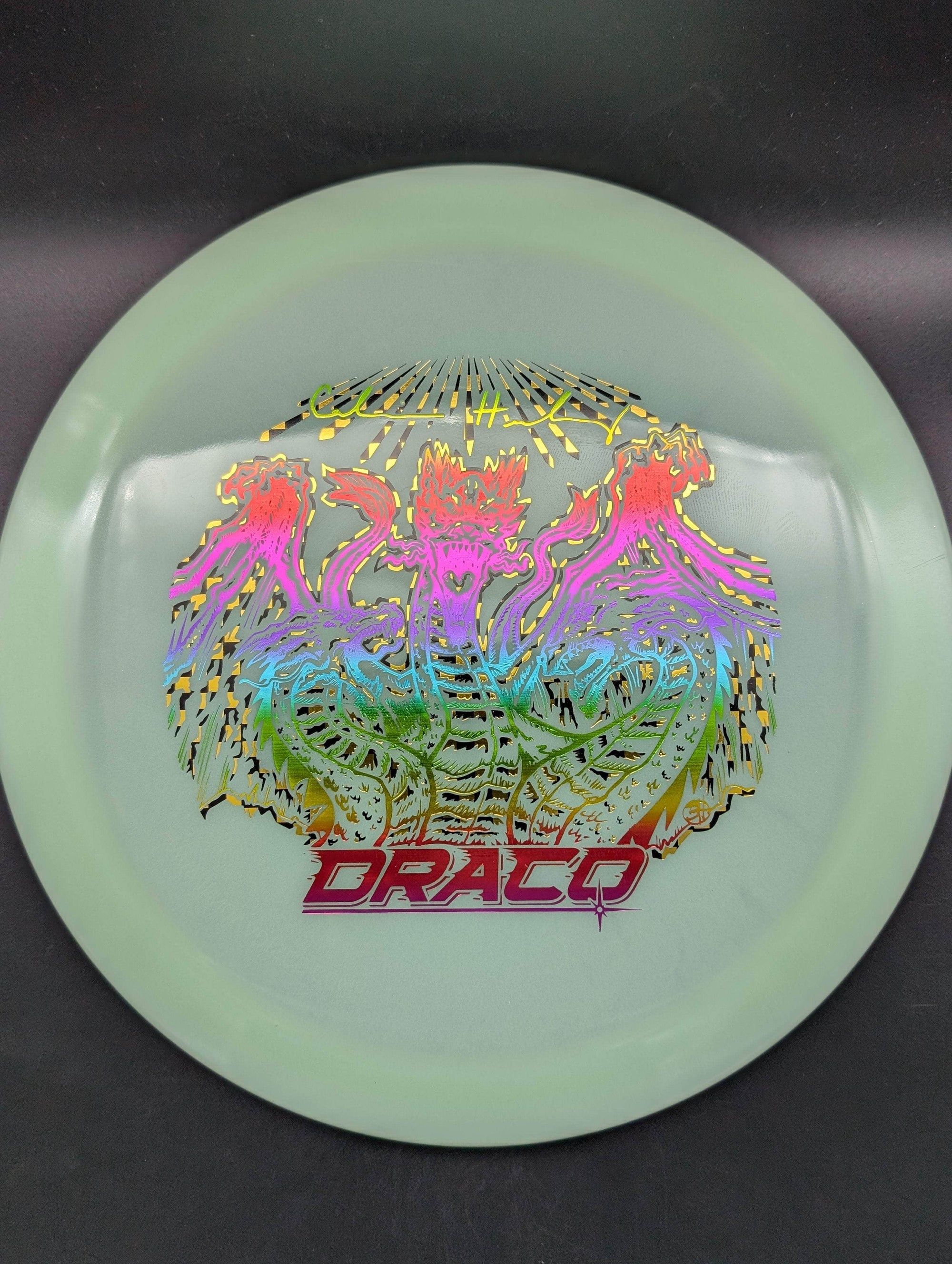 Millennium Discs Fairway Driver Dark Teal Rainbow/Checker Stamp 175g Draco - Quantum Color Lunar LE , Calvin Heimburg