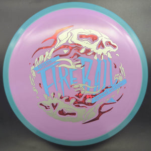 MVP Fairway Driver Teal Rim Purple Plate Red/Silver/Blue Stamp 174g Fireball, Fission Plastic, Special Edition