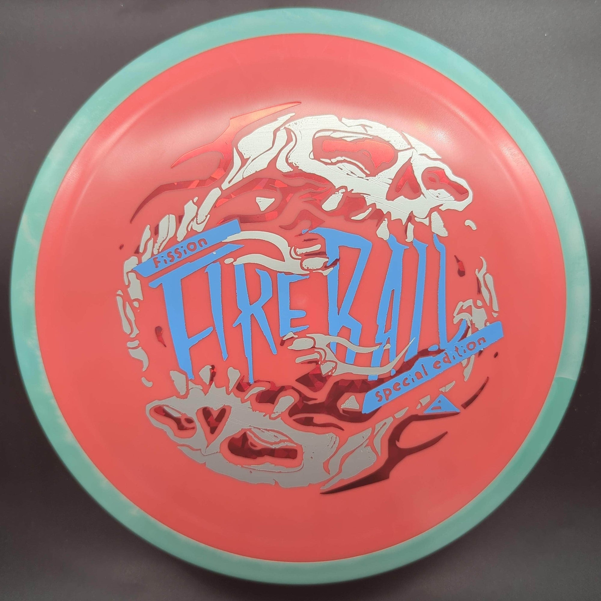 MVP Fairway Driver Teal Rim Red Plate Red/Silver/Blue Stamp 172g Fireball, Fission Plastic, Special Edition