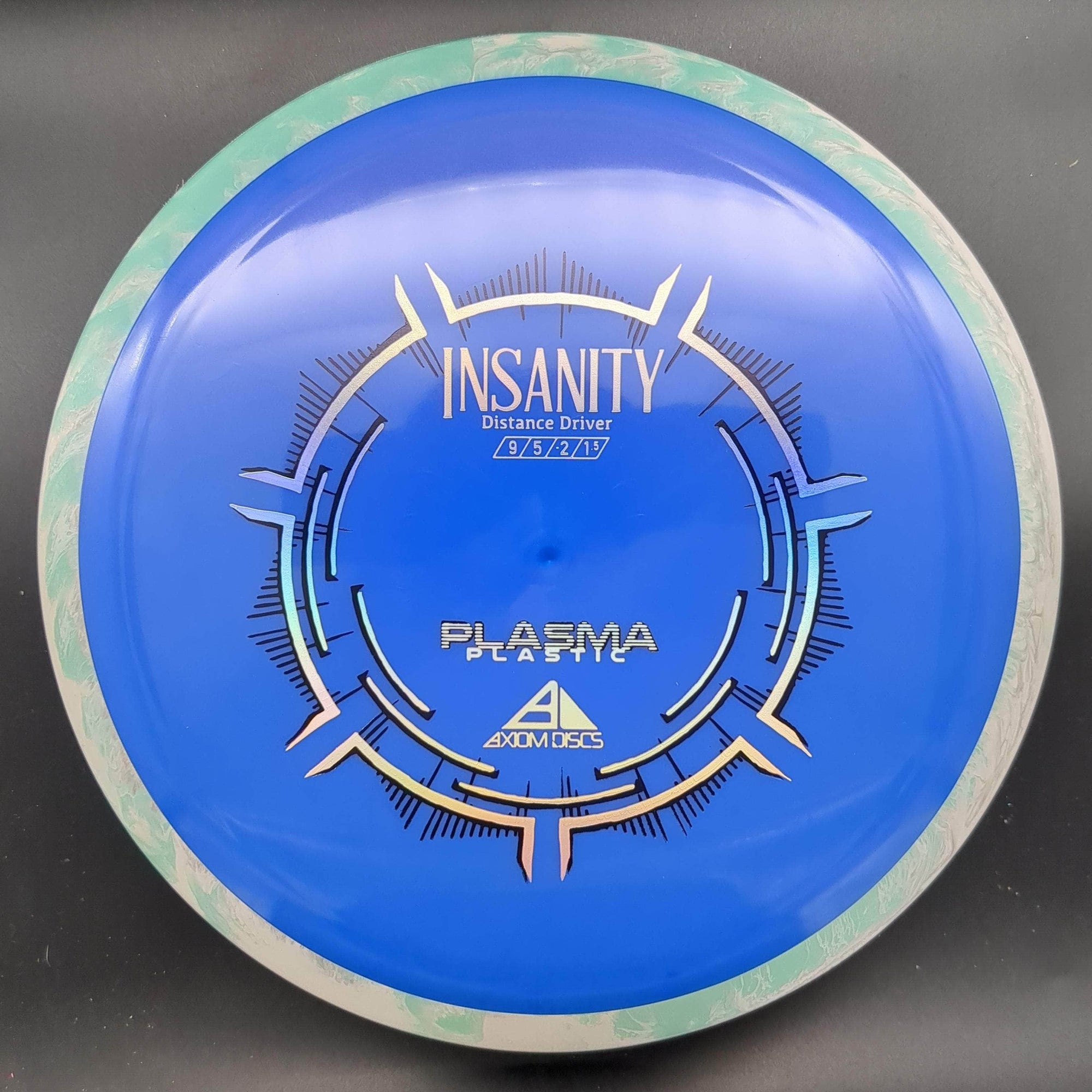 MVP Fairway Driver Teal/White Rim Blue 173g Insanity, Plasma Plastic