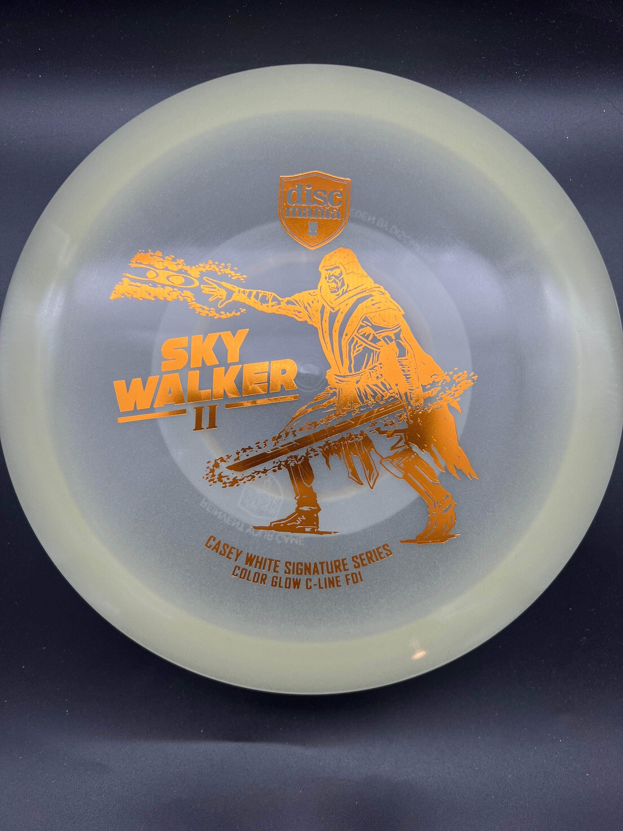 Discmania Fairway Driver White Copper Stamp 174g 4 FD1, Sky Walker 2, Casey White Signature Series Color Glow C Line