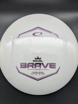 Latitude 64 Fairway Driver White Pink Stamp 176g Brave, Royal Grande Plastic