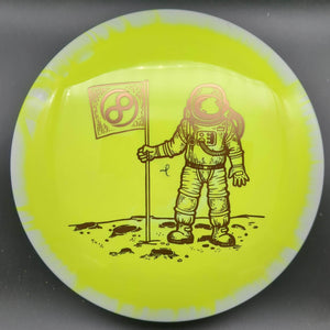 Infinite Discs Fairway Driver White Rim Yellow Gold Stamp 175g Scepter, Halo S-Blend, X-Out