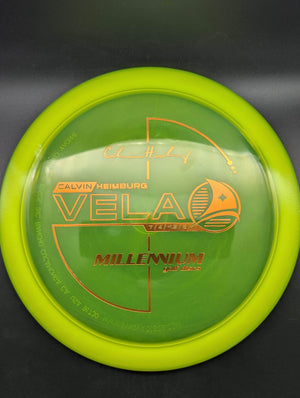 Millennium Discs Fairway Driver Yellow Copper Stamp 172g (Run 1.3) Vela, Quantum - Calvin Heimburg