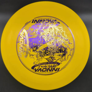 Innova Fairway Driver Yellow Double Purple/Gold Stamp 175g Banshee, DX Factory Second