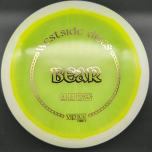 Westside Discs Fairway Driver Yellow Gold Stamp 176g Bear, VIP Ice Orbit Plastic