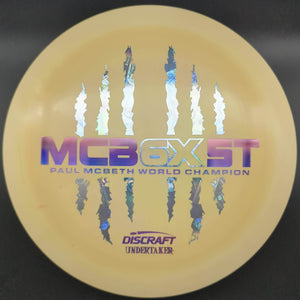 Discraft Fairway Driver Yellow Pink/Money Stamp 174g Undertaker ESP, Paul McBeth 6X Mcbeast