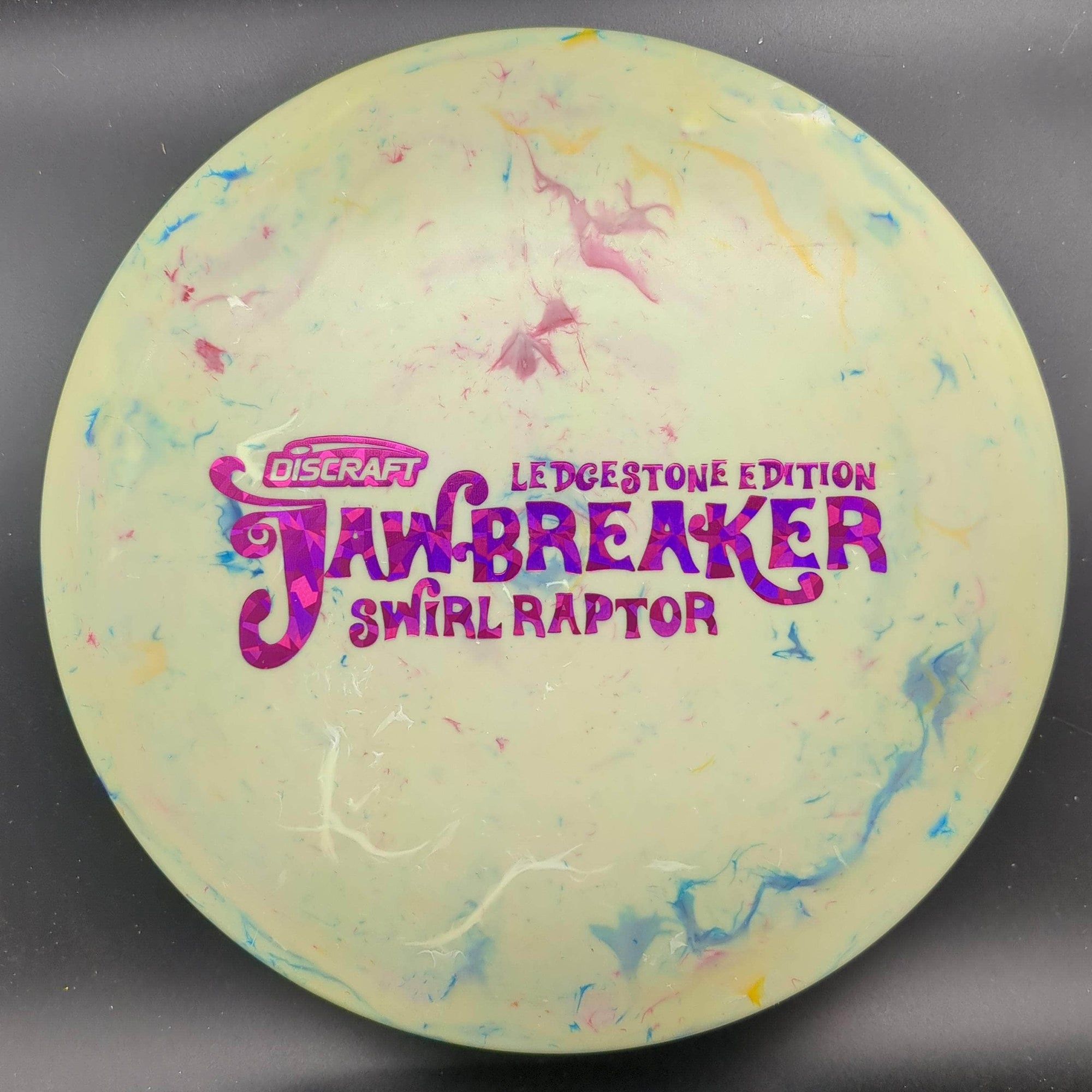 Discraft Fairway Driver Yellow Pink Shatter Stamp 174g Raptor, Jawbreaker Swirl, 2023 Ledgestone Edition