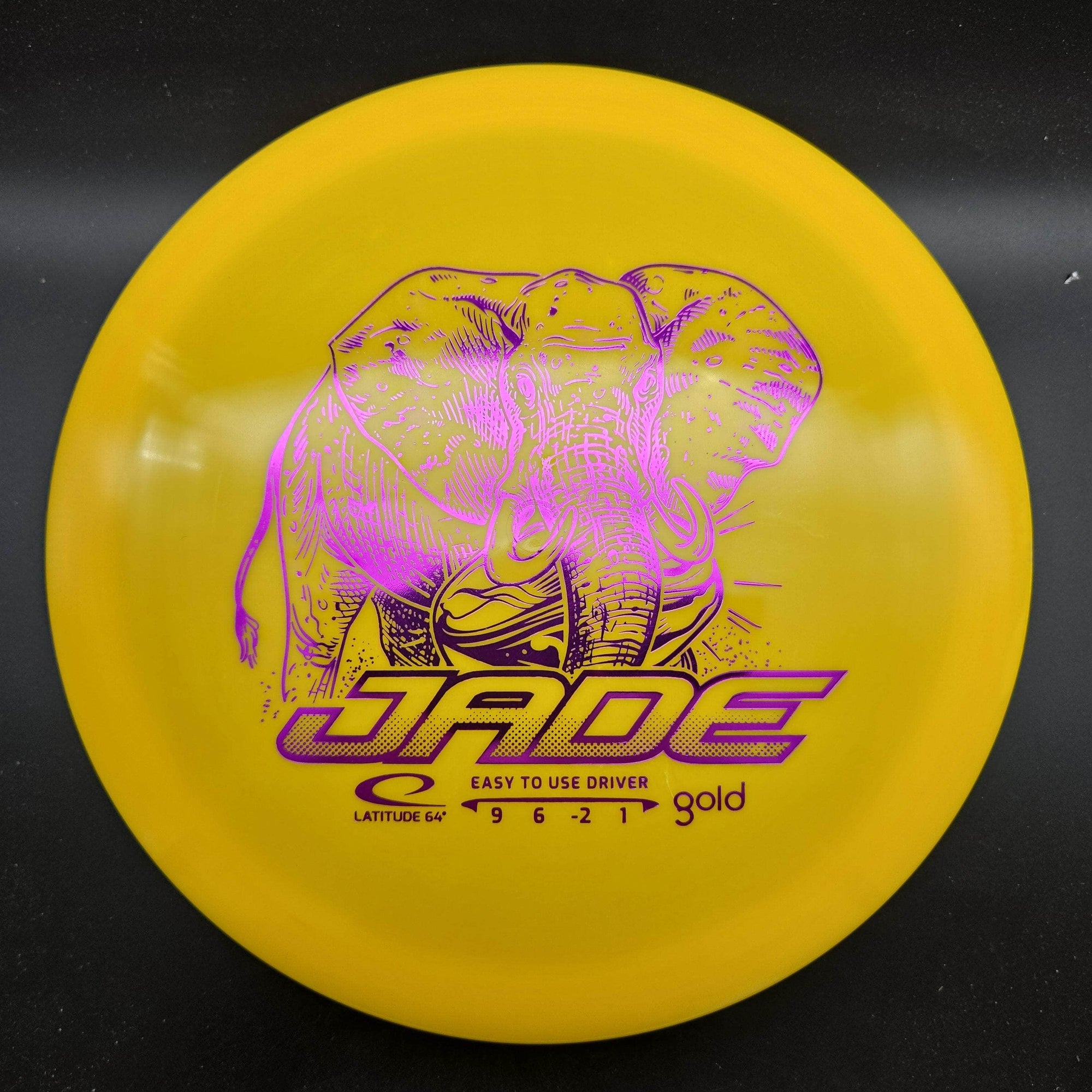 Latitude 64 Fairway Driver Pink Blue Stamp 164g Jade, Gold Plastic