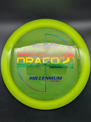 Millennium Discs Fairway Driver Yellow Rainbow Stamp 171g (1.6) Draco, Quantum - Calvin Heimburg