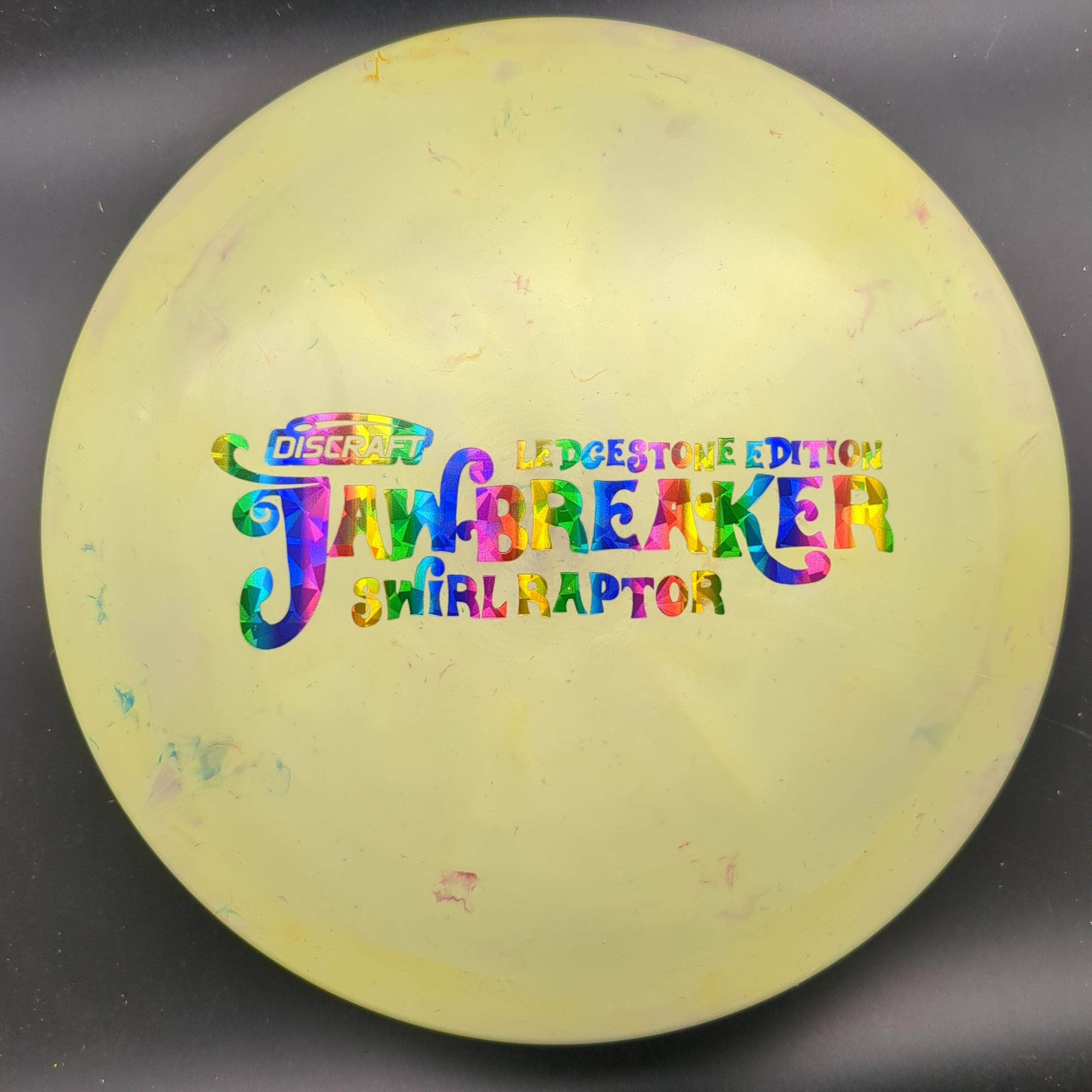 Discraft Fairway Driver Yellow Rainbow Stamp 176g Raptor, Jawbreaker Swirl, 2023 Ledgestone Edition