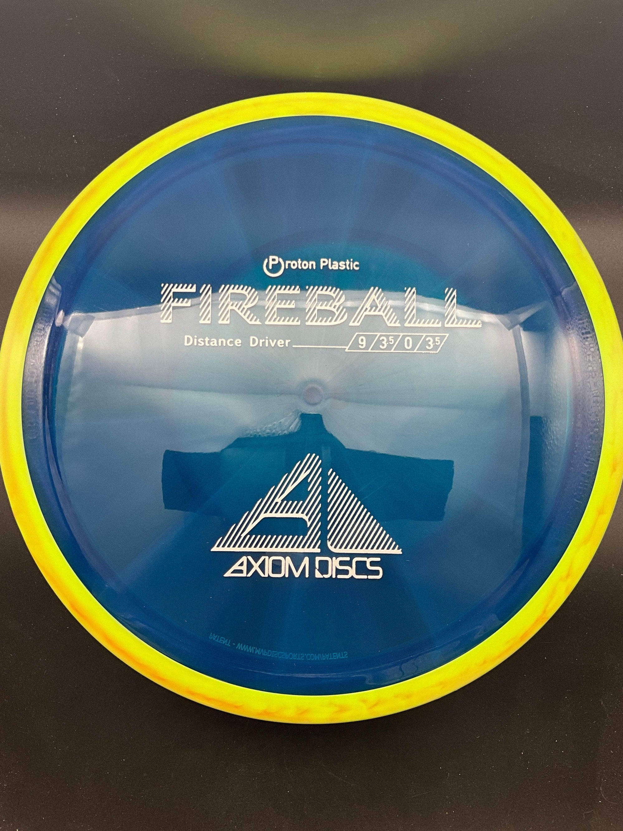 MVP Fairway Driver Yellow Rim Blue Plate 171g Fireball, Proton