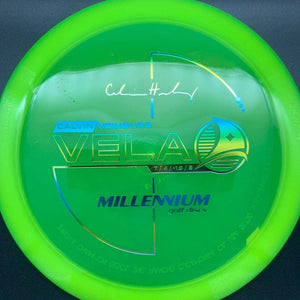 Millennium Discs Fairway Driver Yellow Sunset Stamp 175g (Run 1.3) Vela, Quantum - Calvin Heimburg